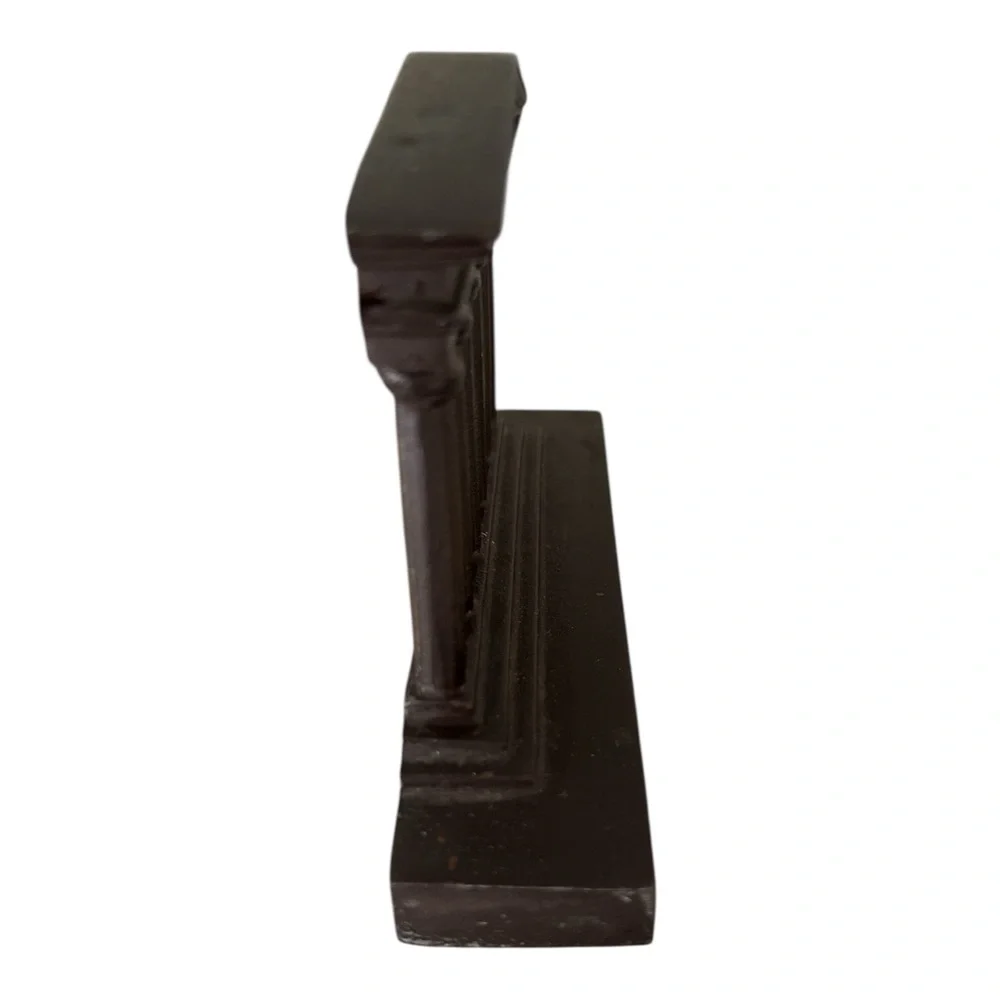 Bookends Antique Cast Iron Greek Temple Parthenon Bradley & Hubbard Style